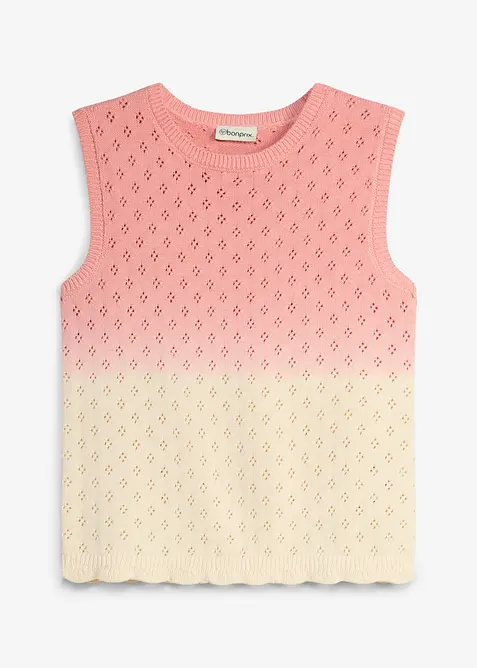Strikket topp med fargegradering, bonprix
