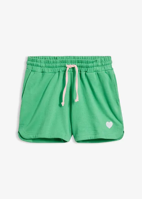 Sweatshorts i 100% &oslash;kologisk bomull, bonprix