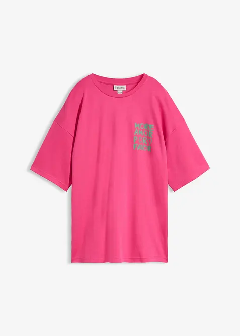 Oversized topp av 100% &oslash;kologisk bomull, bonprix