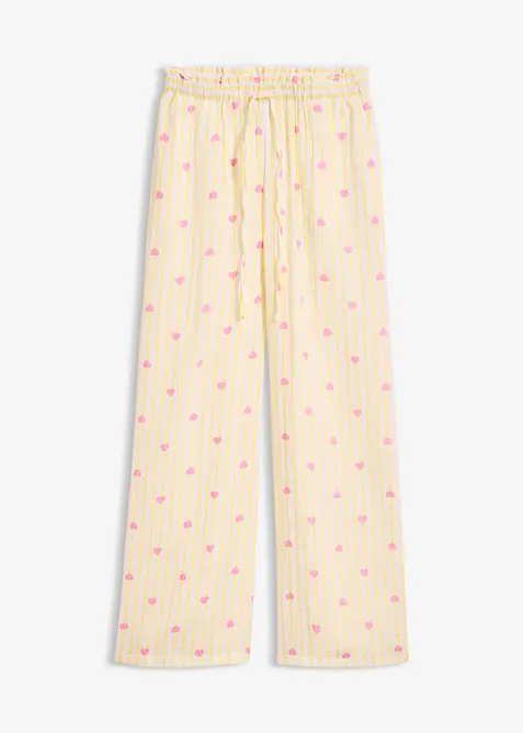 Pull on-bukse i luftig musselin, bonprix