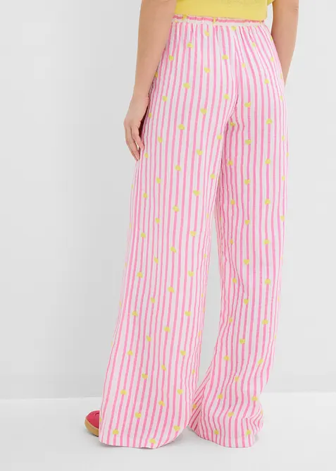 Pull on-bukse i luftig musselin, bonprix