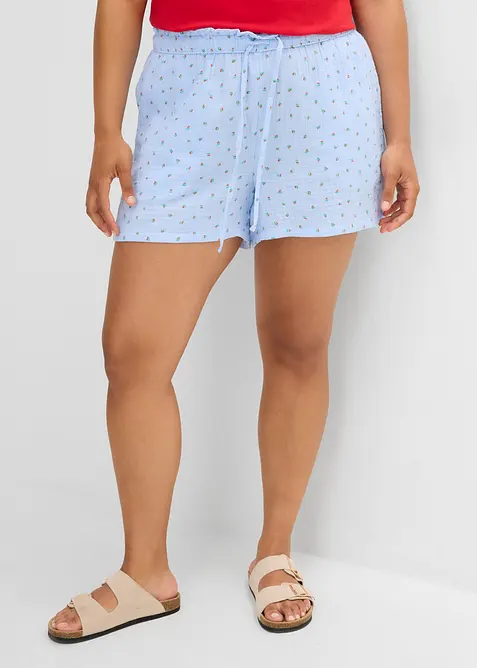 Pull on-shorts i luftig musselin, bonprix