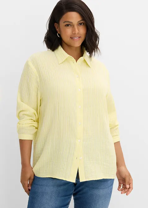 Bluse av lufting musselin, bonprix