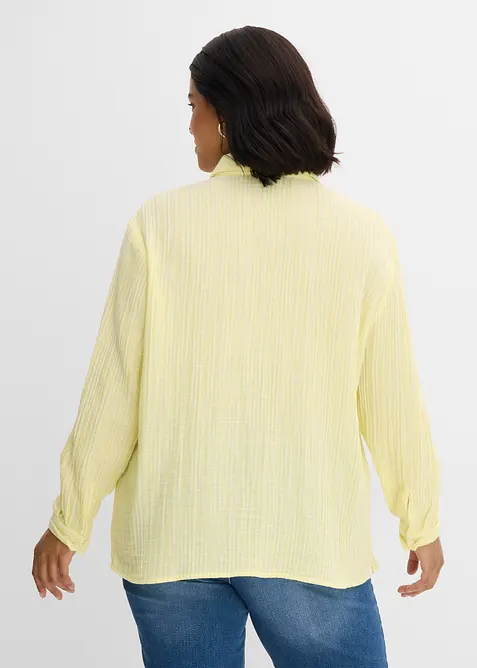 Bluse av lufting musselin, bonprix