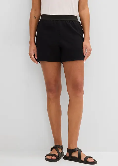 Sweatshorts med avrundet nederkant, bonprix