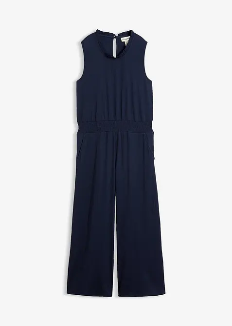 Jersey jumpsuit av strukturert krepp, bonprix