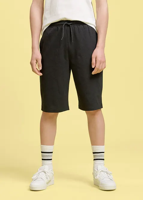 Sweat bermudashorts med &oslash;kologisk bomull (3-pack), bonprix
