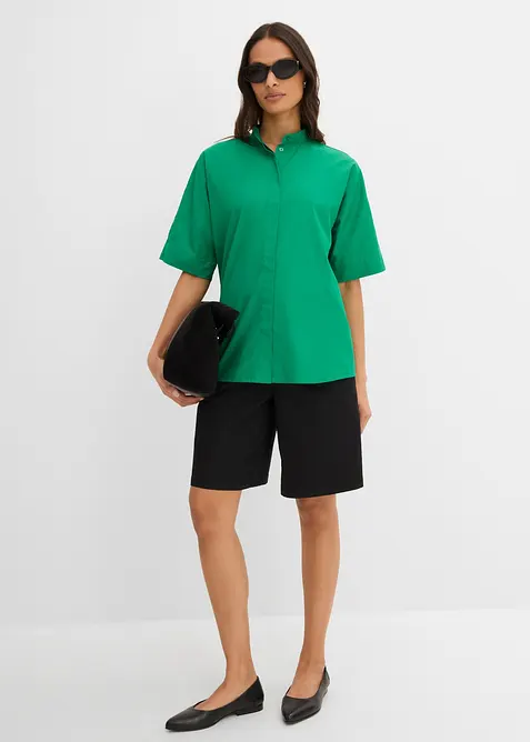 Bluse i 100% &oslash;kologisk bomull, bonprix
