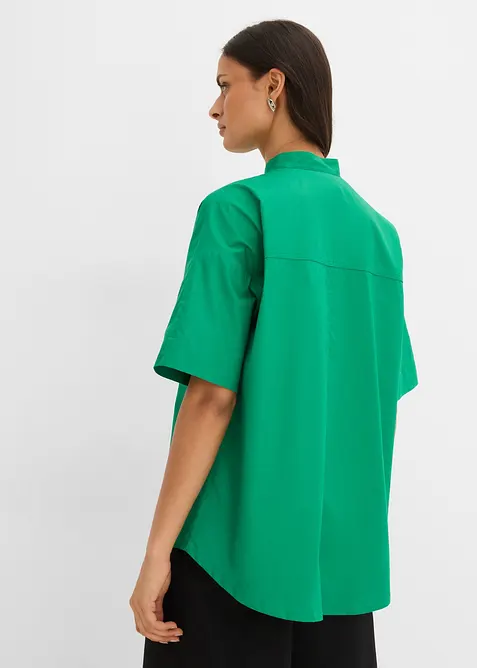 Bluse i 100% &oslash;kologisk bomull, bonprix