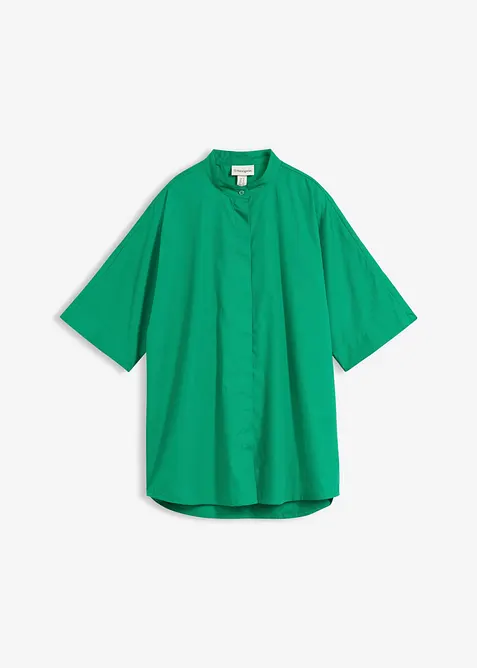 Bluse i 100% &oslash;kologisk bomull, bonprix