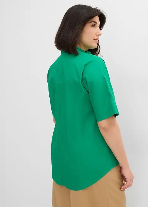 Bluse i 100% &oslash;kologisk bomull, bonprix