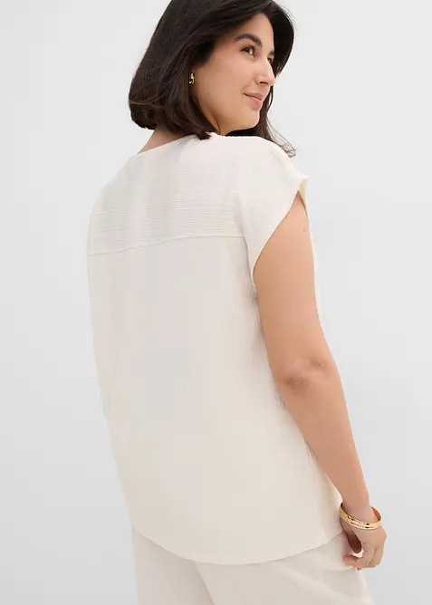 Topp av strukturert materiale, bonprix