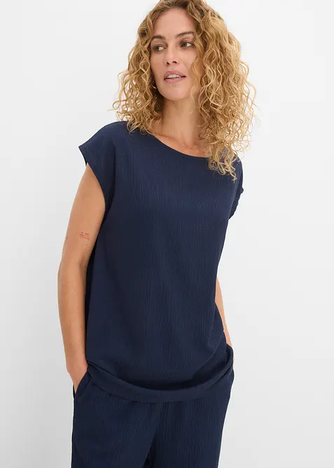 Topp av strukturert materiale, bonprix