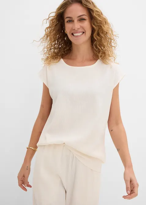 Topp av strukturert materiale, bonprix