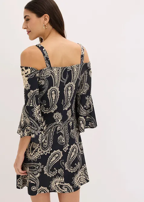 Utsvingt off shoulder-kjole, bonprix