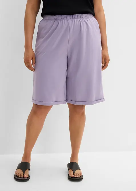 Sweat bermudashorts i 100% bomull, bonprix