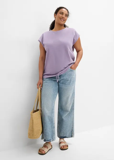 Sweatshirt av lett bomull, bonprix