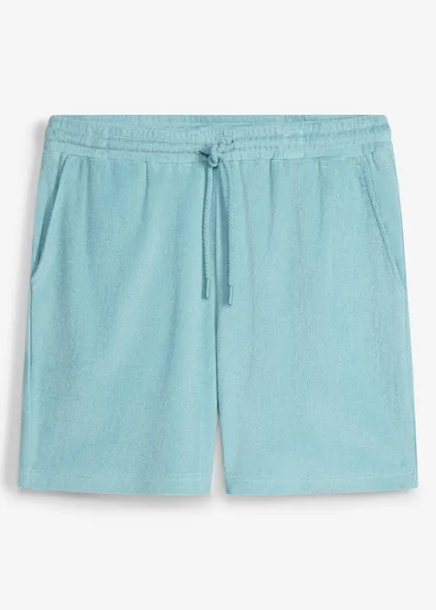 Shorts i frott&eacute; med komfortlinning, bonprix