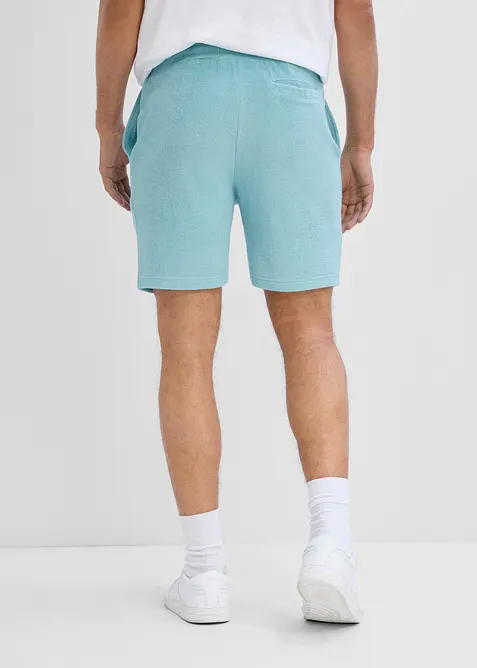 Shorts i frott&eacute; med komfortlinning, bonprix