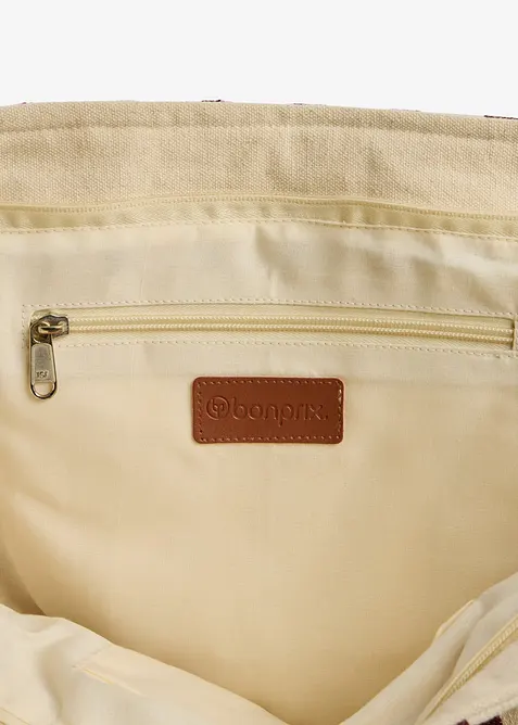 Shopper i kanvas, bonprix