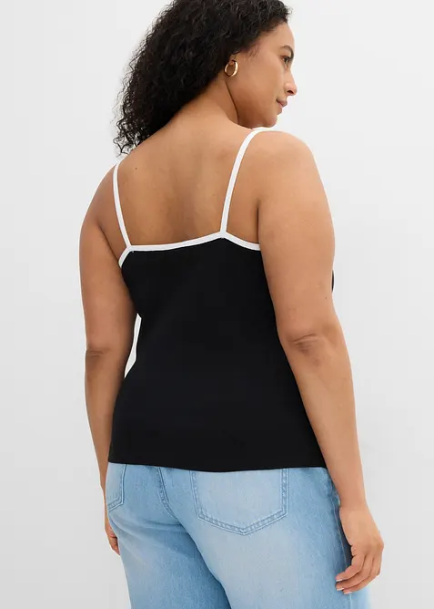 Singlet (6-pack) med spagettistropper, bonprix