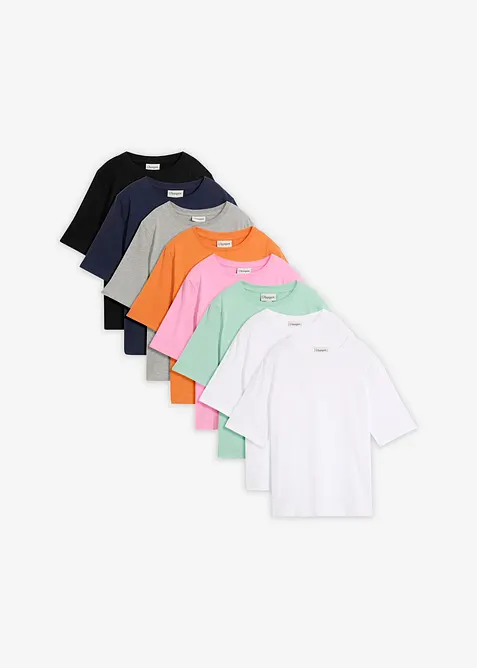 T-skjorte (8-pack), bonprix