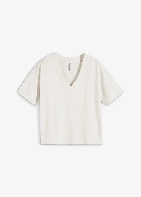 Oversized topp av ren &oslash;kologisk bomull, bonprix