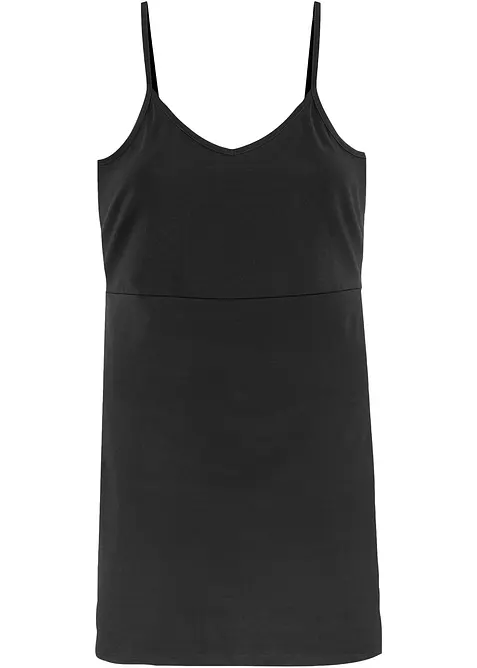 Sommerkjole i jersey med regulerbare stropper, bonprix
