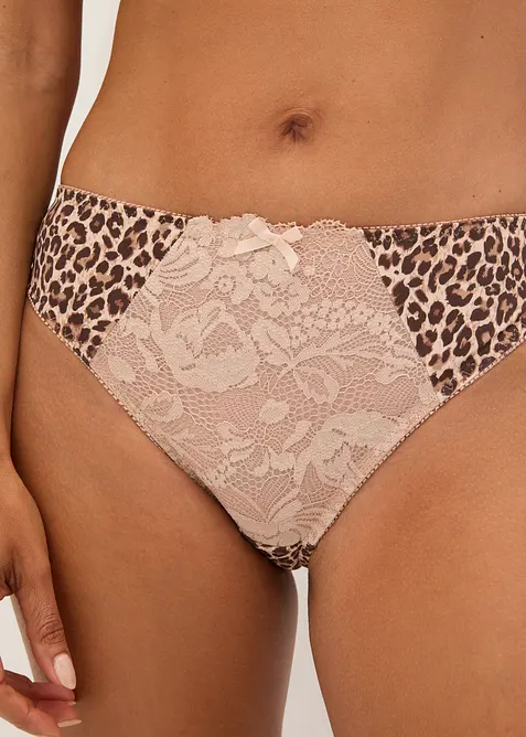 Truse med leopardm&oslash;nster, bonprix