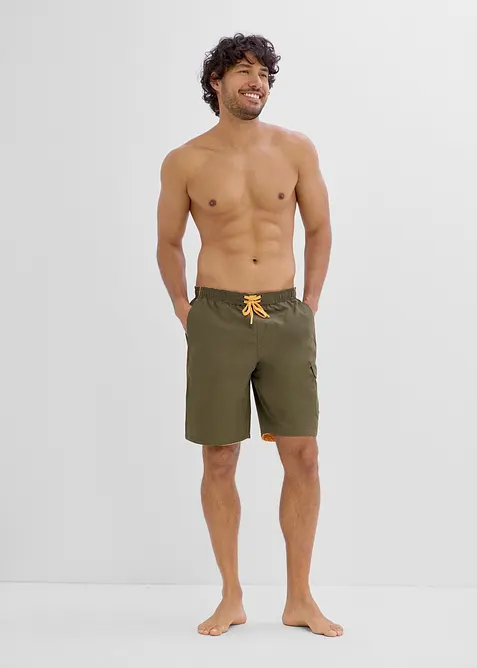 Badeshorts med sidelomme til herre, bonprix