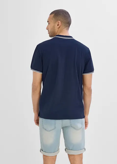 Poloskjorte i 100% &oslash;kologisk bomull, bonprix