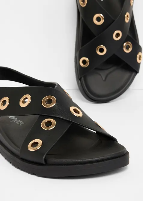 Sandaler med maljer, bonprix