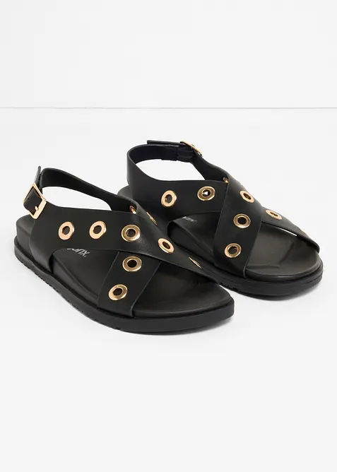 Sandaler med maljer, bonprix