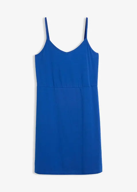 Sommerkjole i jersey med regulerbare stropper, bonprix