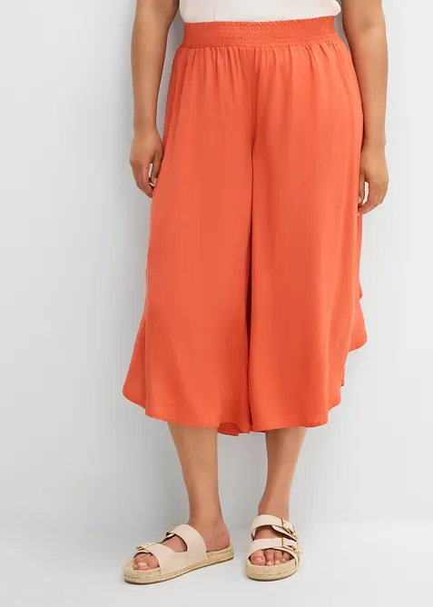 Legglang culotte av myk viskose, bonprix