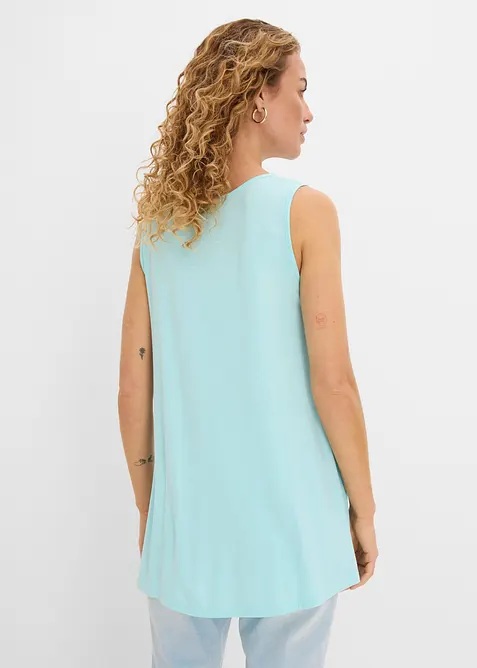 Lang topp av myk viskose, 2-pack, bonprix