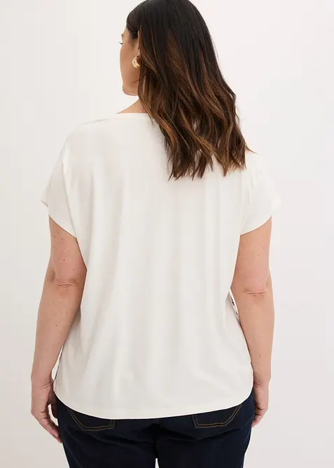 Oversized topp med blondeb&aring;nd, bonprix