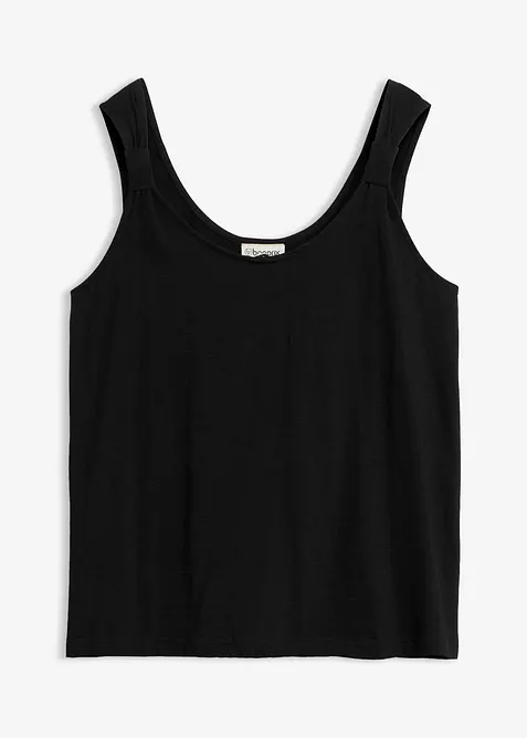 Singlet i 100% &oslash;kologisk bomull, bonprix