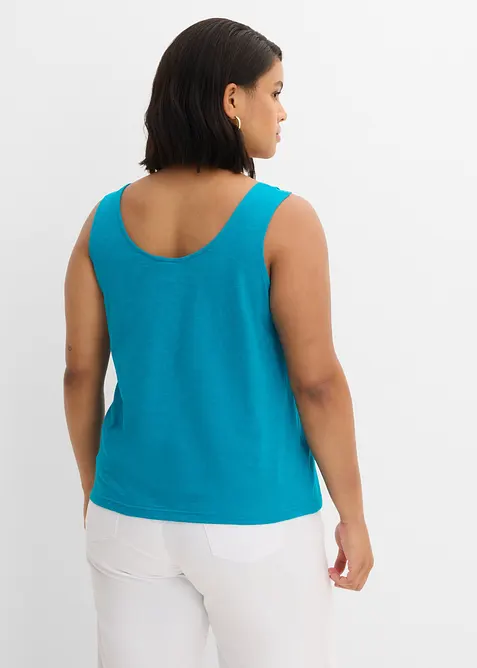 Singlet i 100% &oslash;kologisk bomull, bonprix