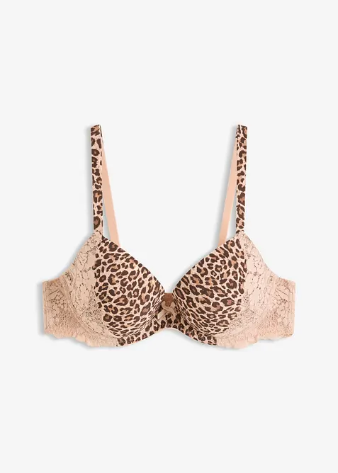Vattert BH med leopardm&oslash;nster, bonprix