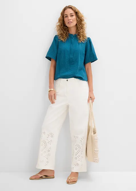 Bluse i viskoseblanding, bonprix