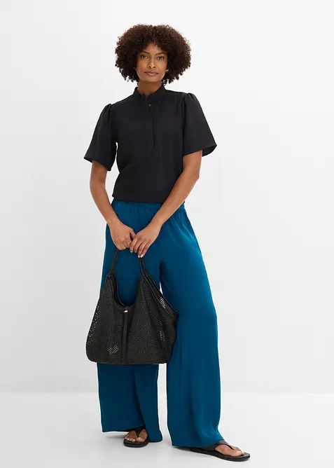 Bluse i viskoseblanding, bonprix