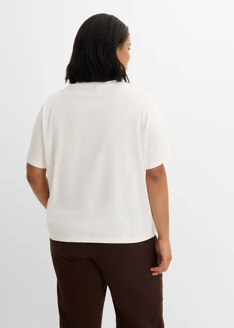 Oversized topp i 100% &oslash;kologisk bomull, bonprix