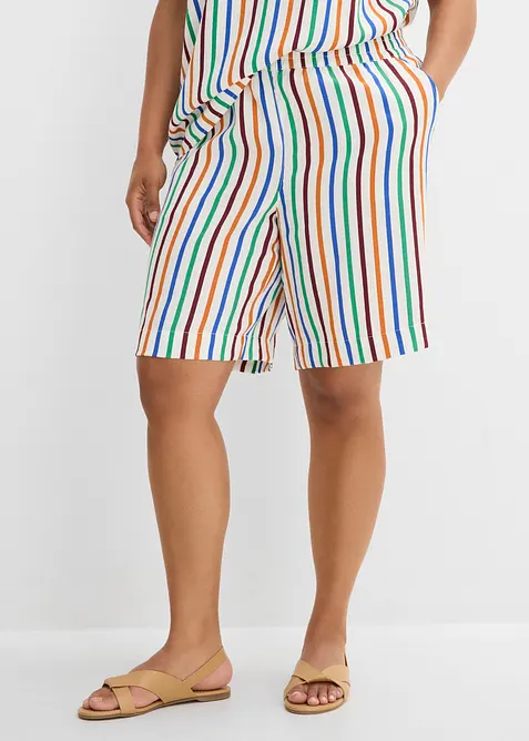 Bermudashorts i viskosemiks, bonprix