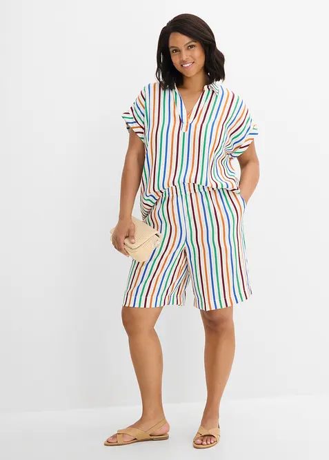 Bermudashorts i viskosemiks, bonprix