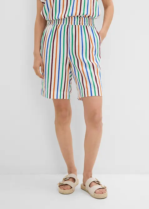 Bermudashorts i viskosemiks, bonprix