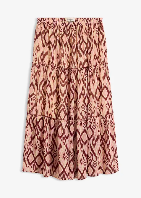 Volangskj&oslash;rt i chiffon, bonprix