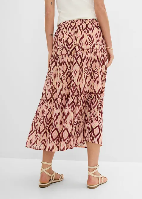 Volangskj&oslash;rt i chiffon, bonprix