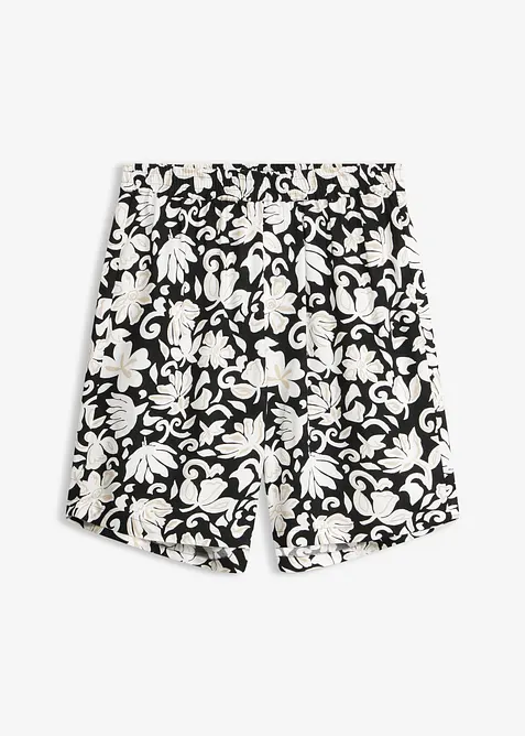 Bermudashorts i viskose med mykt fall og komfortlinning, bonprix