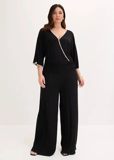 Jumpsuit av lett viskose, bonprix